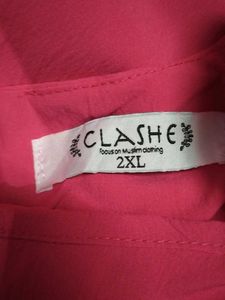 Vibrant Pink Ruffled Sleeve Top