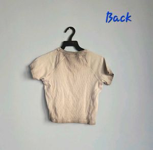 The Souled Store ribbed Acid wash Grey
