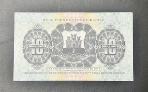 10 Shillings Gibraltar Nice Condition