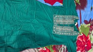 Embroidered Teal Kurta Set