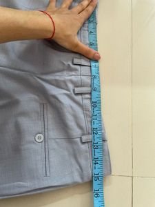 Men's Blue Striped Formal Shirt Pant Set