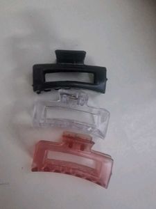Set of 3 Claw Hair Clips