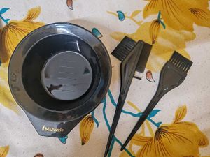 Hair Dyeing Kit - Bowl & Brushes
