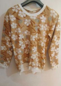 Floral Print Pullover Top