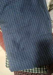 Woolen Fabric Check Design Unstitched