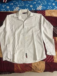 Classic White Long Sleeve Men's Shirt