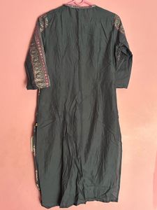 Stylish Grey Kurta with Intricate Print