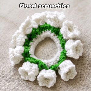 🌸Handmade Floral Scrunchie✨