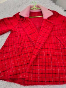 Combo of Cozy Red Jacket &amp; Blue Blazer