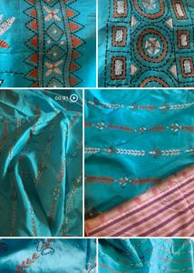 Kantha Pure silk Saree