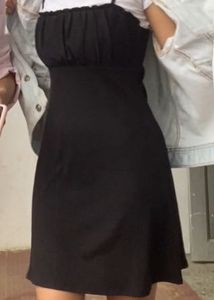 H&amp;M Chic Black Mini Dress