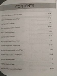 14 Years NEET Solved Papers