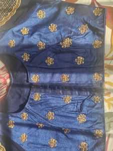 Beautiful Designer Embroidered Silk Blouse