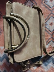 Stylish Tan Crossbody Bag
