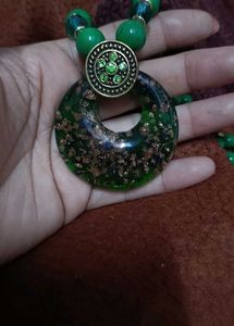 long moti mala with pandent
