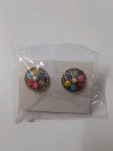 Vintage Style Flower Earrings