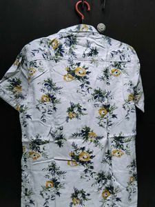 Men's Short Sleeve Floral Print Shirt