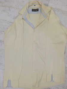 Yellow Formal Shirt For Office Use.