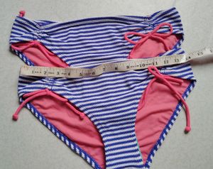 Blue&amp;white Stripped Swim Brief