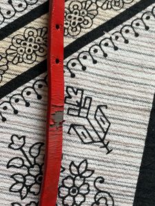 FOR RECYLE PURPOSES Red PU Belt