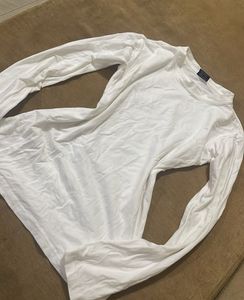 Classic White Long Sleeve T-Shirt