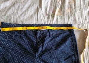 Navy Polka Dot Pants