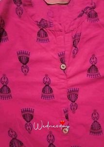 🌺jhumka Printed Cotton Kurta