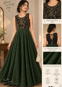 Green Frock Gown