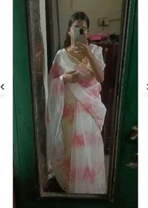 Floral Organza Saree