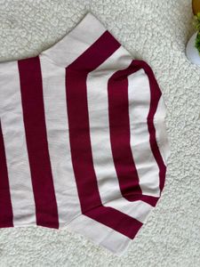 Striped Cropped Top
