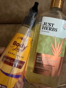 Just Herbs Aloe Vera Gel & Body Wash Set