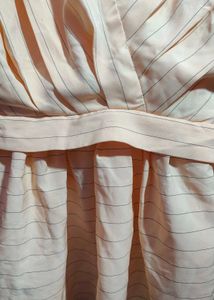 🍑Peach Striped Sleeveless Top