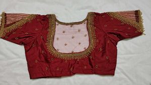 💥💥Exquisite Embellished Maroon Blouse
