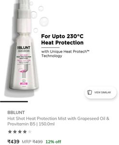 Havells Hair Straightening Brush with heat protect