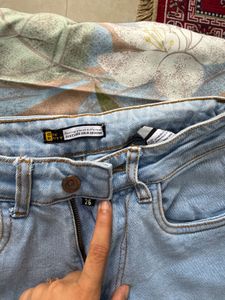 High waist straight leg Jeans