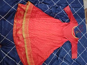 Navras Medium Size Red Kurtha Is For Sale