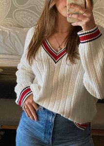 Preppy Cable Knit Sweater