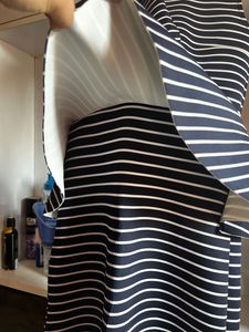 Blue White Strip Dress
