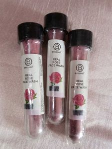 2* 99/- Powdr Facewash Real Rose Sealed