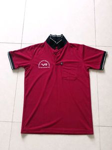 Men's Burgundy Polo T-Shirt
