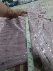 Sparkly Pink Short Sleeve dress