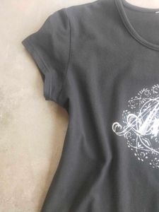 black print top women