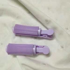 Purple Hair Rollers (Set of 2)