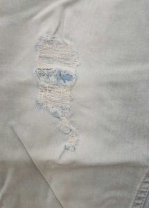 🔻Price drop - Ice Blue Colour Ripped Jeans