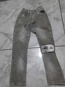 Cool Grey Wash Jeans