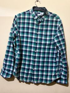 Men's Plaid Button-Down Shirt