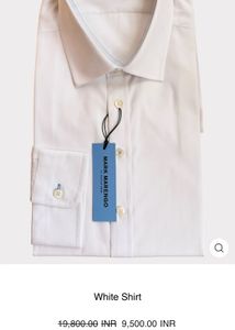 Luxury White Long-Sleeved Shirt