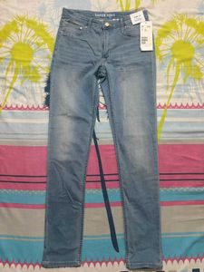 Classic Light Wash Denim Jeans