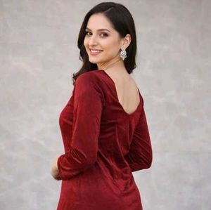 Elegant Maroon Kurta