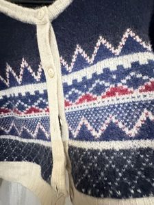 Cute Cropped Knit Cardigan